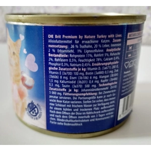 Brit Premium Canned Turkey with Liver 0.2 kg