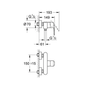 Grohe Eurostyle Cosmopolitan 33590002