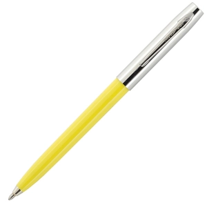 Asa Fisher Space Pen Cap-O-Matic Yellow Chrome