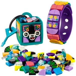 Constructor Lego Neon Tiger Bracelet and Bag Tag 41945