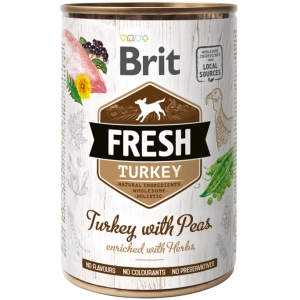 Comida para perros Brit Fresh Turkey with Peas 0,4 kg