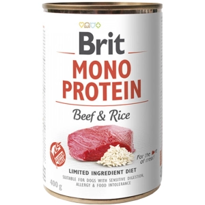 Alimento para perros Brit Mono Protein Beef/Rice 0,4 kg