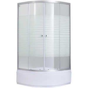 Cabina de ducha Lidz Wieza 80x80 SC80x80.SAT.MID.L