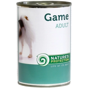 Comida para perros Natures Protection Adult Canned Game 0,8 kg