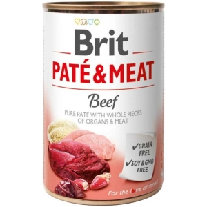 Alimento para perros Brit Pate&Meat Beef 0,4 kg