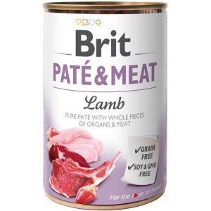 Comida para perros Brit Pate&Meat Lamb 0,4 kg