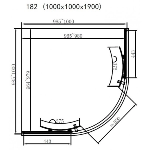 Dusel EF-182B 90x90