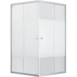 Cabina de ducha Lidz Wiezak 80x80 BP SC80x80.SAT.LOW.L