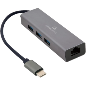 Lector de tarjetas / USB-hub Cablexpert A-CMU3-LAN-01