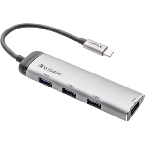 Lector de tarjetas / USB-hub Verbatim USB-C Multiport Hub