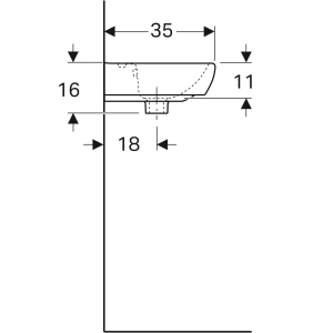 Geberit Selnova Square 45 500.322.01.1