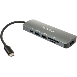 Lector de tarjetas / USB-hub Vinga VHC6