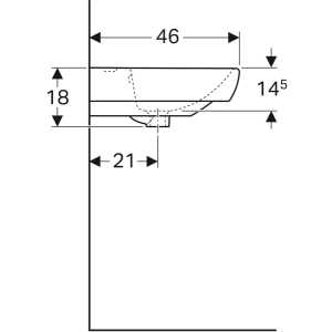 Geberit Selnova Square 60 500.300.01.1