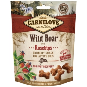 Comida para perros Carnilove Crunchy Snack Wild Boar with Rosehips 0,2 kg