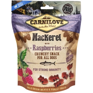 Comida para perros Carnilove Crunchy Snack Mackeler with Raspberries 0,2 kg