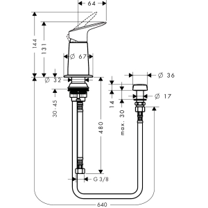 Batidora Hansgrohe Logis 71629000