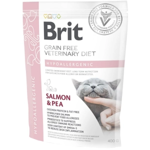 Comida para gatos Brit Hypoallergenic Salmon/Pea 0,4 kg