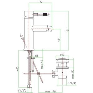 Mezclador Fiore Xenon 44CR5371