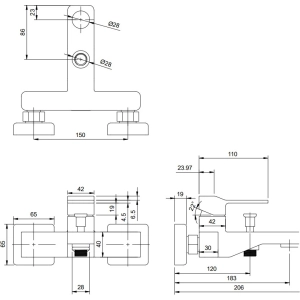 Omnires Slide SL7730CR