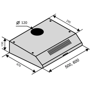 VENTOLUX Parma 50 WH