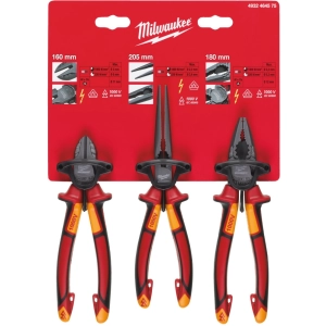 Juego de herramientas Milwaukee VDE plier set (4932464575)