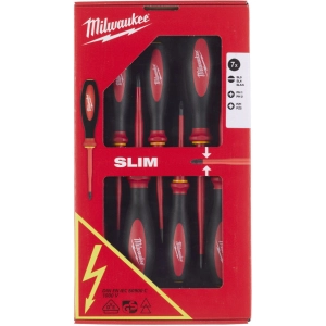 Juego de herramientas Milwaukee VDE slim screwdriver set 7 pc ( 4932471453)