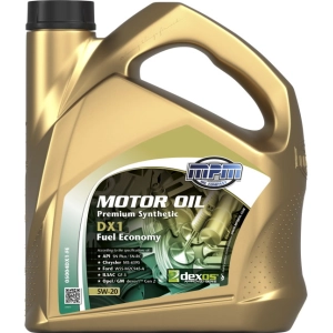 Aceite de motor MPM 5W-20 Premium Synthetic DX1-FE 4L