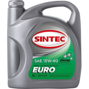 Aceite de motor Sintec Euro 15W-40 4L