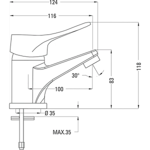 Deante Vero BOW 021M