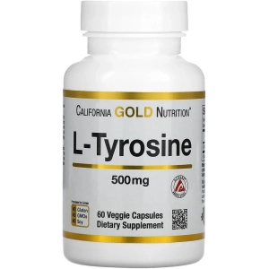 Aminoácidos California Gold Nutrition L-Tyrosine 500 mg 60 cap