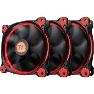 Sistema de refrigeración Thermaltake Riing 12 LED Red 3 Fans Pack