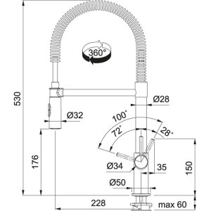 Franke Flexus Semi-Pro 115.0486.992