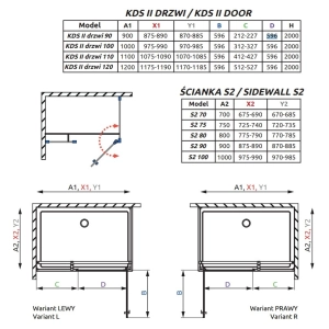 Radaway Nes KDS II 110L 10033110-01-01L