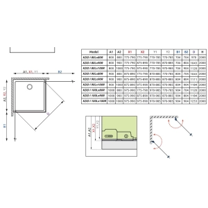 Radaway Nes KDD I 80Lx80R 10021080-01-01L