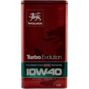 Aceite motor Wolver Turbo Evolution 10W-40 5L