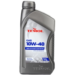 Aceite de motor Temol Gas 10W-40 1L