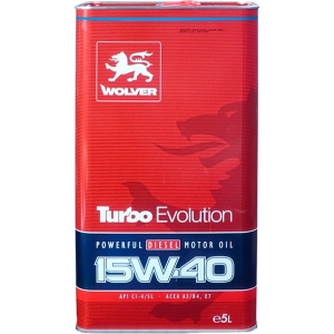 Aceite motor Wolver Turbo Evolution 15W-40 5L