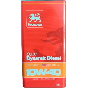 Aceite de motor Wolver Super Dynamic Diesel 10W-40 5L