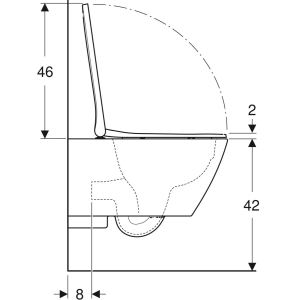 Geberit Smyle Square 500.683.00.2