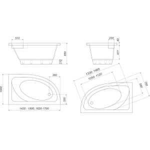 Rock Design Laguna L 150x100 1LL150100