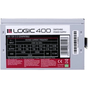 Fuente de alimentación Logic ZAS-LOGI-LC-400-ATX-PFC