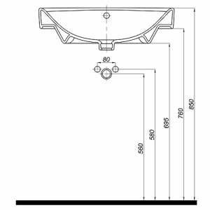 Lavabo Kolo Status 60 2321600UA