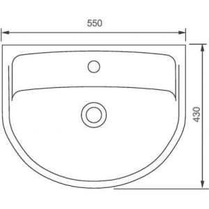 Lavabo Kolo Status 55 2321550UA