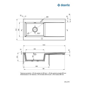 Deante Sabor ZCB N113