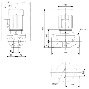 Grundfos TP 40-30/4