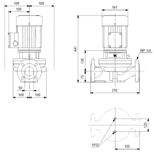 Grundfos TP 50-180/2