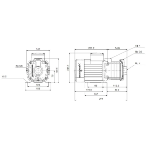 Grundfos CM 1-2 A-R-A-E-AQQE C-A-A-N