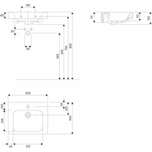 Lavabo Kolo Modo 50 L31950900