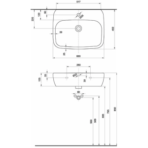 Lavado lavabo Kolo Style 60 L21960900