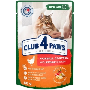 Comida para gatos Club 4 Paws Adult Hairball Epikur Pouch 0,9 kg